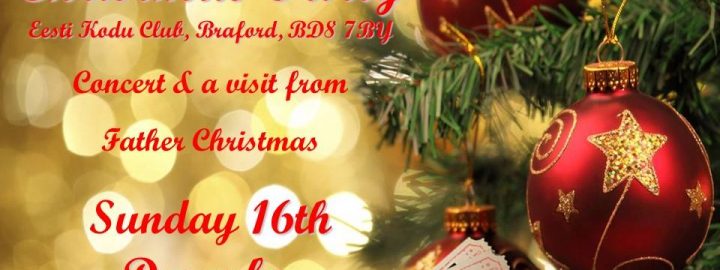 Eesti Kodu Club’s Annual Christmas party