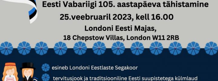 Eesti Vabariik 105 Londonis